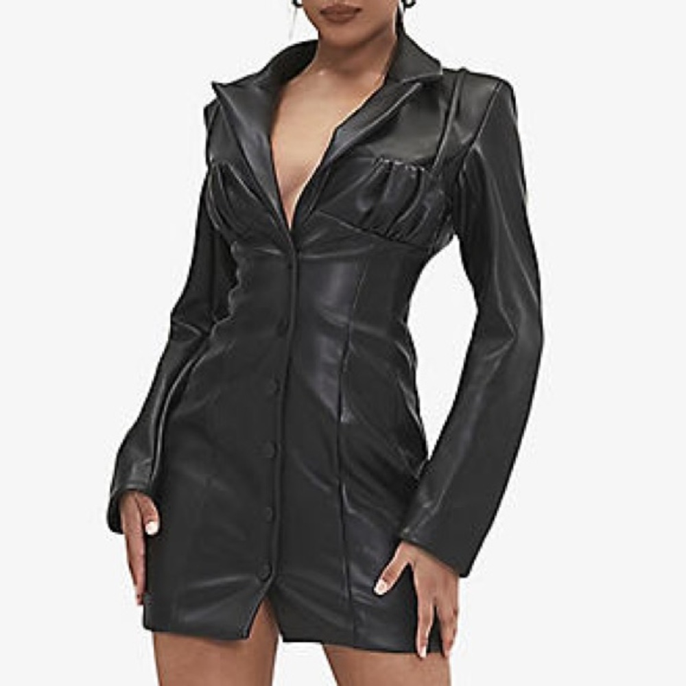 Mistress Rocks Faux Leather Dress